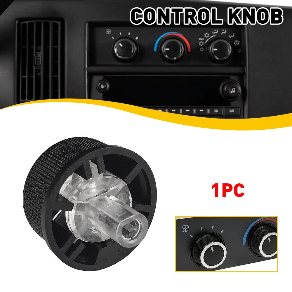 Black Heater A/C Blower Fan Speed Control Knob For GMC Savana 1500 2500 3500 EOM