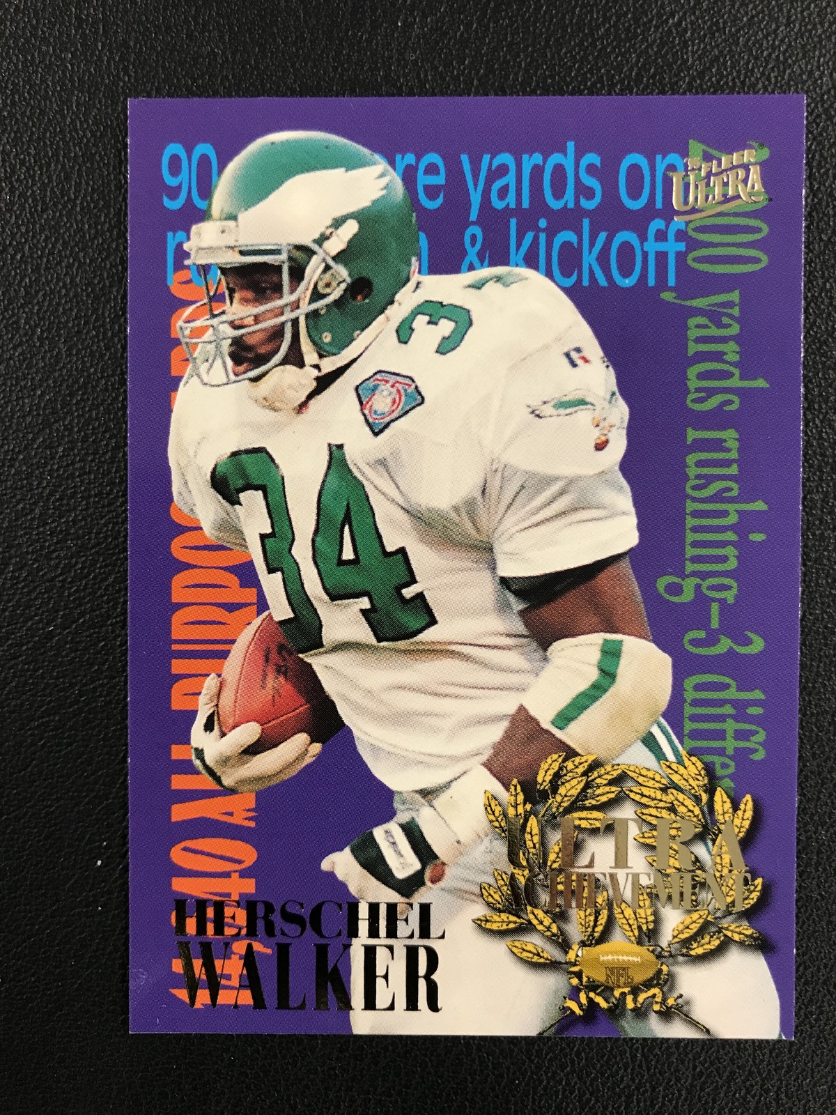 1995 Ultra #8 Herschel Walker Philadelphia Eagles Ultra Achievements