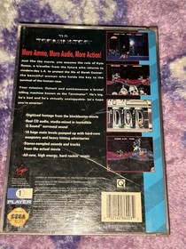 Terminator (Sega CD, 1993) Reg card + cd game + manual UNTESTED ESTATE FIND-READ
