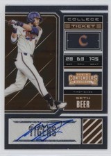 2018 Elite Extra Edition College Ticket Signatures 25/99 Seth Beer #SB1 Auto 9bv
