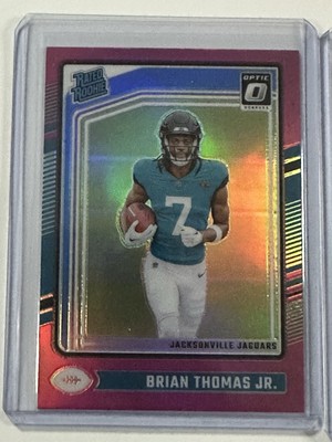 2024 Optic Brian Thomas Jr. Rated Rookie Pink Holo #214 + 1st Year