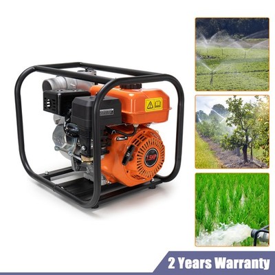 NEW 4 Stroke 7.5HP Gasoline Water Pump 3'' Portable Gas-Powered Semi-Trash Water