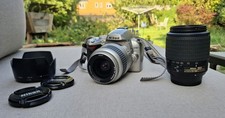 Nikon D40 DSLR Camera With 18-55mm + 55-200mm Lenses - Extremely Good Condition