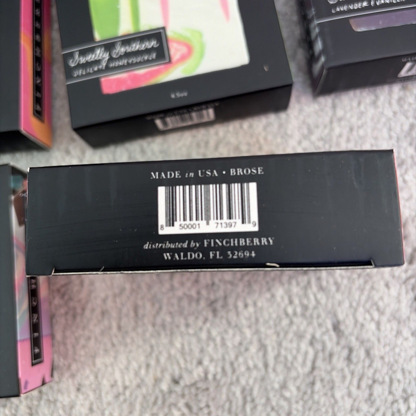 FINCHBERRY Set Of Six Different Fragrances Soap Gourmet Handcrafted Soap