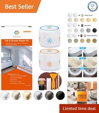 Durable Fiberglass Repair Kit for Tub & Tiles - , Odorless