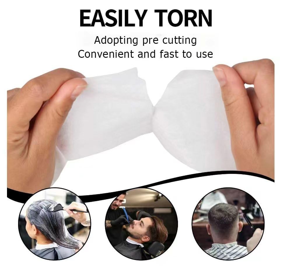 Pro 10 Rolls Neck Strips Hair Cutting Tool For Barber Shop Supplies Cutting A...