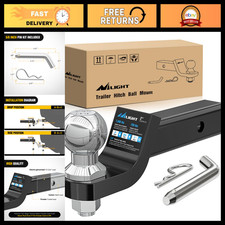 Heavy-duty Trailer Hitch Ball Mount 2-516 Receiver 2 Ball 2 Drop - Towing