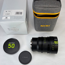NiSi ATHENA PRIME 50mm Full Frame Cinema Lens with L Mount