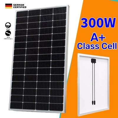 NEU Solarmodule Solarpanel 300W 12V Solarzelle Solaranlage for Wohnwagen A+++