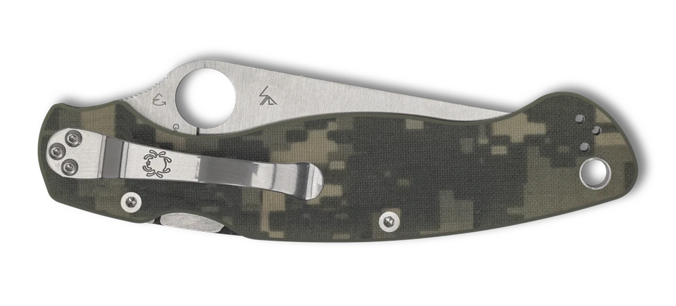 Cuchillo de bolsillo Spyderco Knives Military 2 C36GPCMO2 Camuflado G-10 S30V Acero inoxidable Foto 2 de 3