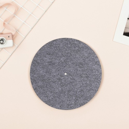 Alfombrillas de fieltro para tocadiscos de 3 piezas alfombrillas de vinilo accesorios para tocadiscos - Imagen 3 de 12