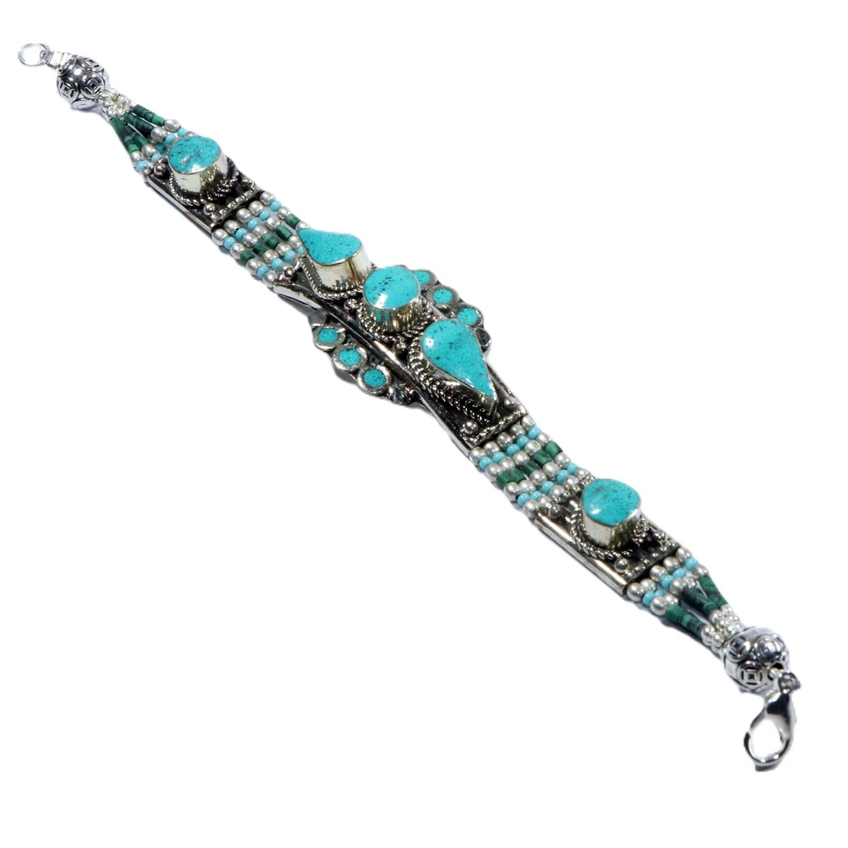 Collier turquoise véritable POTALA - bijoux équitables
