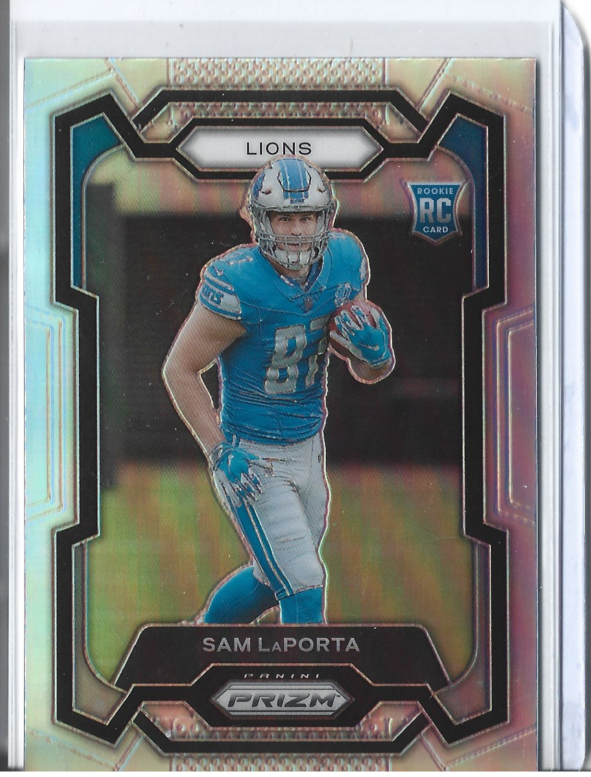2023 Panini Prizm - Rookies Sam LaPorta #332 Silver Prizm (RC)