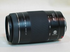 Minolta AF 75-300mm F4.5-5.6 D Telephoto Zoom Lens Black Auto Focus Very Good
