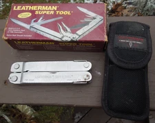 Leatherman Super Tool Multi-Tool 1996 - Hard to Find - With Box & Sheath