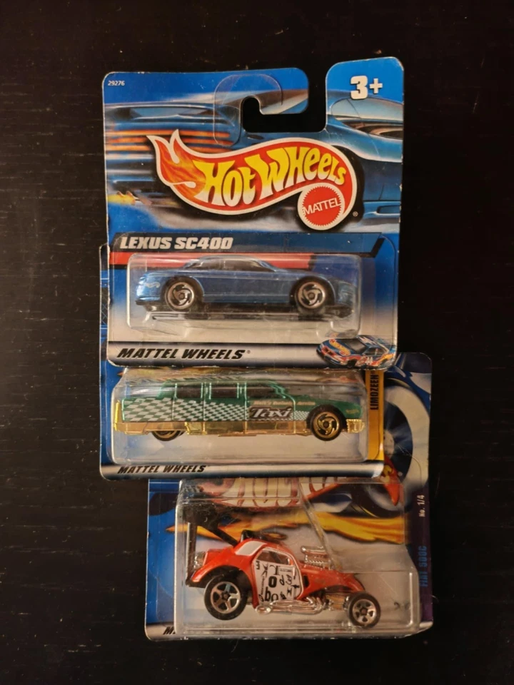  HOT WHEELS LOTTO  25 MODELLINI AUTO ANNO  2000/2002  TUTTE NUOVE  - Immagine 4 di 4