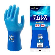 Showa Glove Breathable and waterproof Work Glove No.281 Temres L size Blue NEW