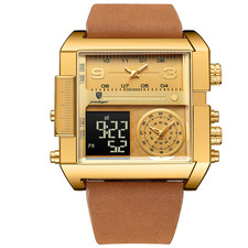 Stylish Square Multifunctional Quartz Watch M...
