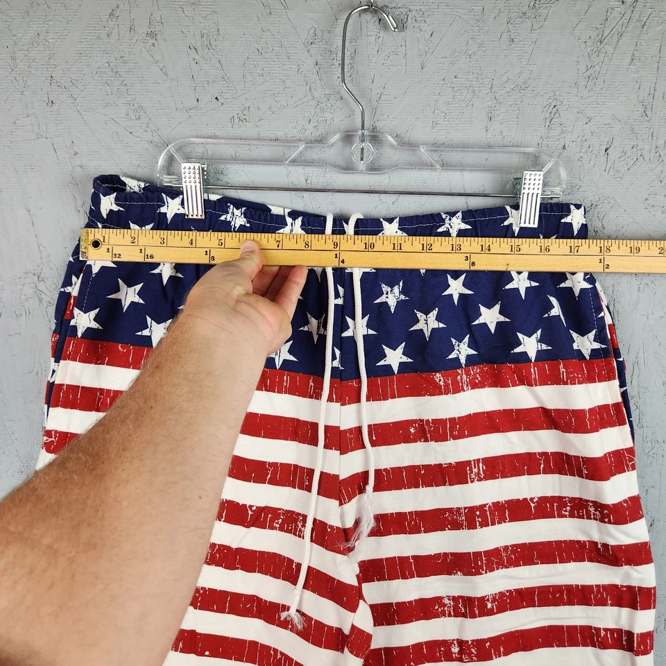 Revolution Shorts Mens Medium American Flag Stars Stripes Patriotic USA Flag - Image 2 of 4