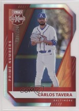 2021 Panini Elite Extra Edition Prime Numbers C Die-Cut /194 Carlos Tavera v1x