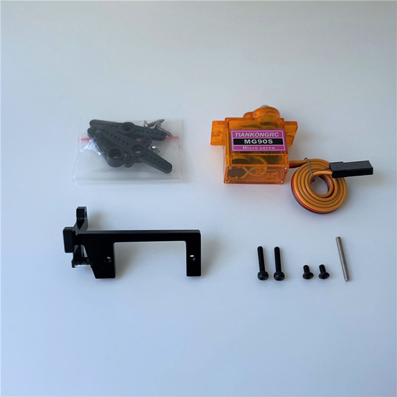 Gearbox Servo Steering Gear Bracket Shift Metal Parts Fit for TAMIYA 1/14 RC Car