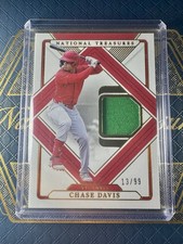 Chase Davis 2025 Panini National Treasures Treasured Threads Patch /99 Cardinals