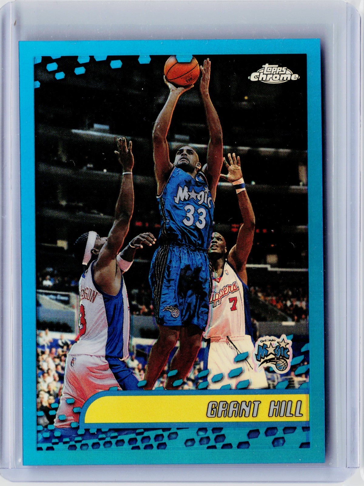 2001-02 TOPPS CHROME REFRACTOR #77 - GRANT HILL