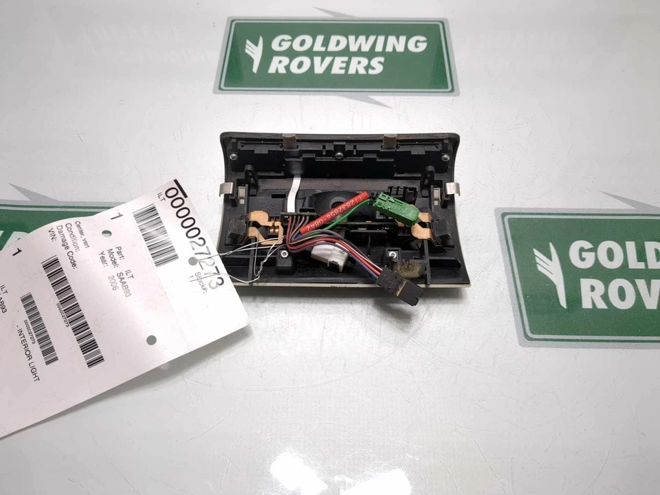 08-11 Saab 9-3 Convertible Negro Mapa Luz Domo Foto 4 de 4