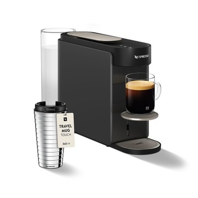 Nespresso DeLonghi Vertuo Up Anthracite + Travel Mug | ENV200.GY