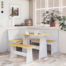 Eckbank Massivholz Kiefer Holz Esszimmerbank Sitzbank Bank Küchenbank Holzbank 