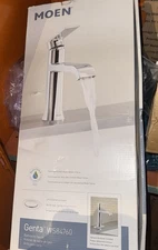 Moen WS84760 Genta 1.2 GPM Single Hole Bathroom Faucet - Chrome