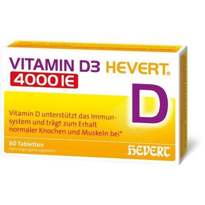 VITAMIN D3 Hevert 4.000 I.E. Tabletten 60 St