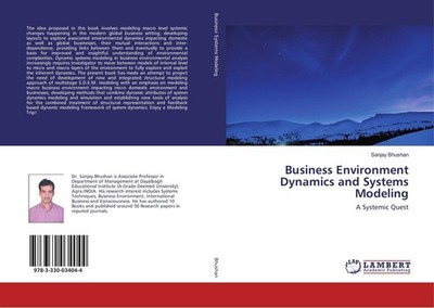 Business Environment Dynamics and Systems Modeling Sanjay Bhushan