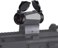 Flip-Up Red Dot Lens Cover Black Protection Caps for Sig Sauer Romeo5  Optics S
