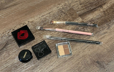 Assorted Full Size Makeup Lot: LUXIE 207/239 Brushes, IBY, NOMAD, Belle