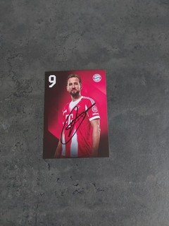 Autogramm AK Autogrammkarte Harry Kane FC Bayern München 2025/26 25/26 QR Code