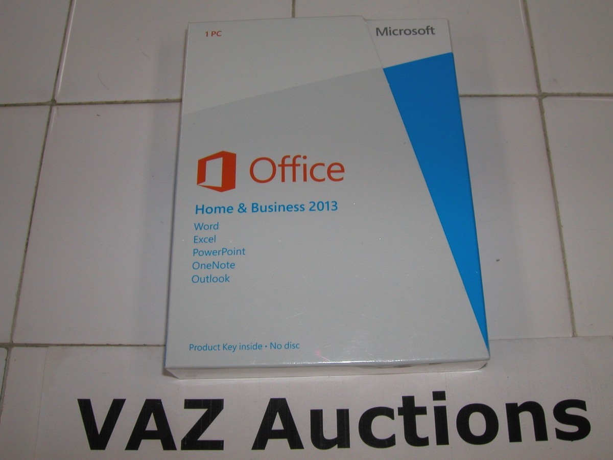 Microsoft Office 2013 Home and Business Product Key Card
