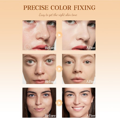 Color Concealer Palette 18-Color Full Coverage Concealer Waterproof Concealing - Picture 7 of 12