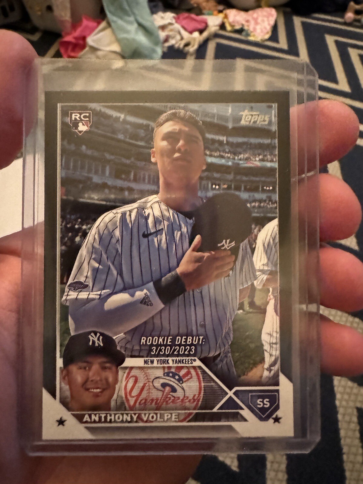 2023 Topps Update Anthony Volpe Topps Black Rookie Debut RC /72 Yankees 🔥🔥