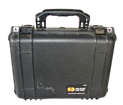 Pelican 1450 Watertight Black Hard Case W/Foam & MSA Advantage Full Face Mask