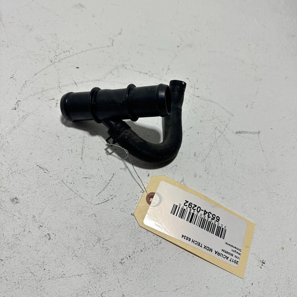 Radiator Coolant Water Lower Joint Hose Acura MDX 2016-2020 OEM - Image 2 of 4