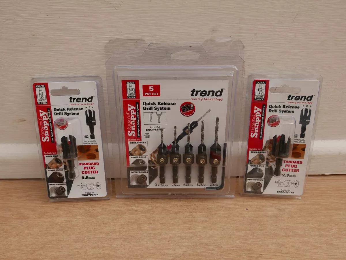 Trend countersink and sale plug cutter set