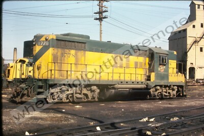 Original Slide CNW Chicago & Northwestern 1778 EMD GP18 40th St. Chicago 3-2-71 