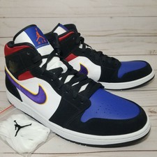 Air Jordan 1 Mid Se Lakers Top 3 852542 005 Size 12 Black Purple Basketball For Sale Online Ebay