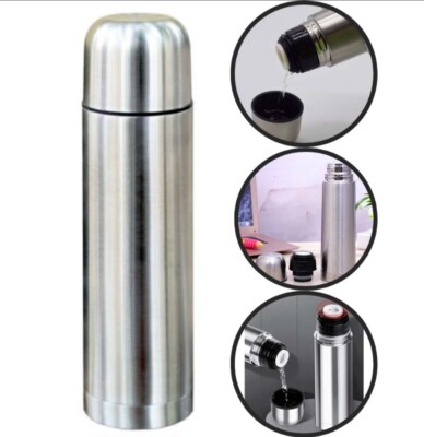 Reise Thermo Edelstahl Isolierte Kaffeetasse Becher Flasche Vakuum Auslaufsicher