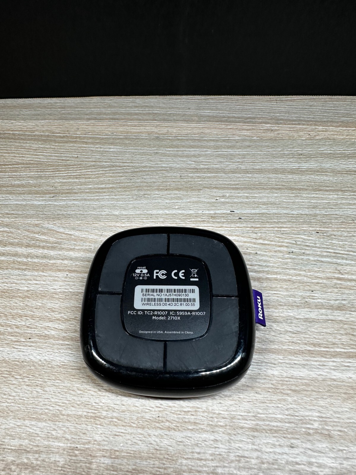 Roku 2710X Streaming Media Player Black (3rd Generation)