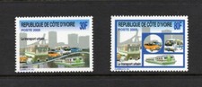 S1208 Elfenbeinküste 2005 Urban Transport - Selten Set 2v. MNH