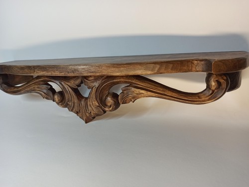 Antique wood wall shelf, Wall decor, Home decor, Vintage Wall Shelf, Wood shelf, - Picture 6 of 12