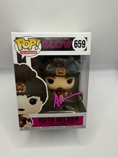 GLOW: Alison Brie Signed "Ruth Wilder" Funko Pop AFTAL Authentication
