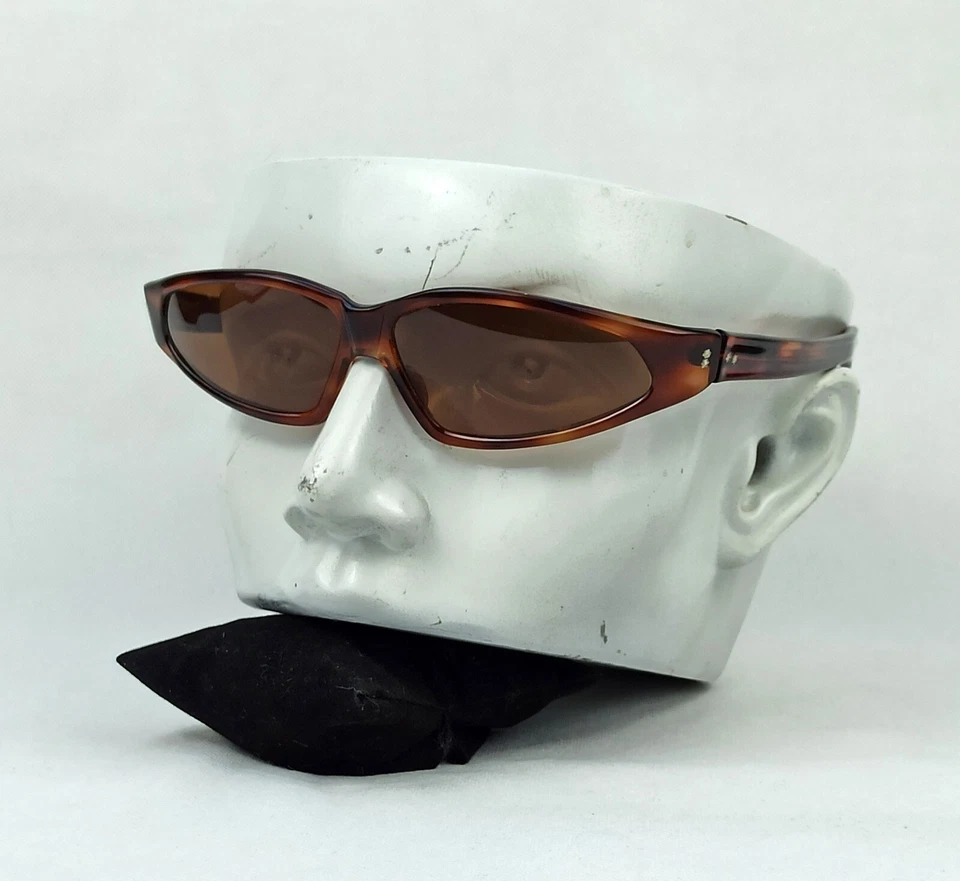 1950'S BAT-EYE SUNGLASSES VINTAGE MADE IN FRANCE MID CENTURY TORTOISE BROWN TAGS - Image 4 of 4